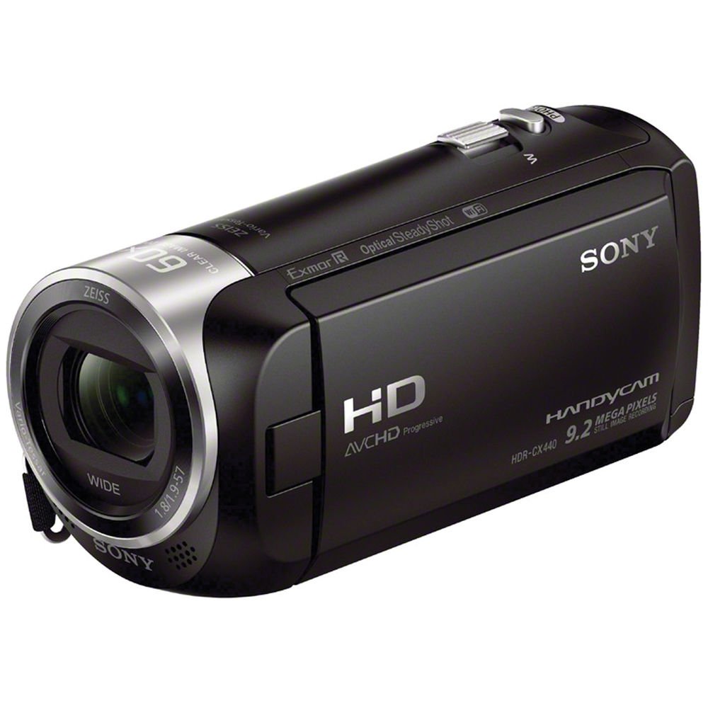 Sony HDRCX440 HD Handycam Camcorder with HDR Video Recording - Perfect for Travel Vlogging, Family Events & Outdoor Adventures