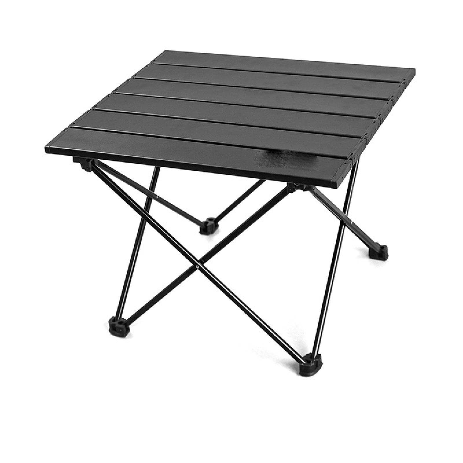 Waterproof Outdoor Picnic Tote with Folding Table & Storage Basket - Hanging Organizer with Hidden Pockets for Camping, BBQ, Beach Trips & Picnics (Black, A2 Size)
