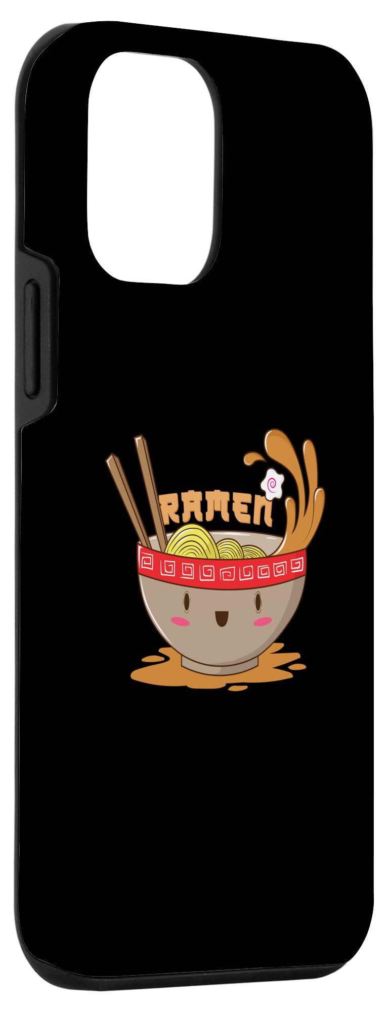iPhone 12 Mini Case - Japanese Ramen Noodle Soup Design | Cute Food-Themed Protective Cover for Work, School & Travel