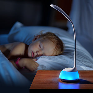 286AW LED Kids Desk Lamp with Adjustable Brightness - Eye Protection Study Light for Children (EU Plug) - Perfect for Homework, Reading & Nighttime Use