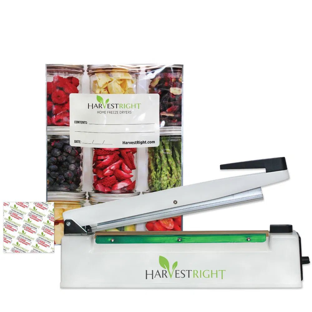 Harvest Right Mylar Starter Kit for Home Freeze Dryers - Food Storage, Emergency Prep & Long-Term Preservation Supplies