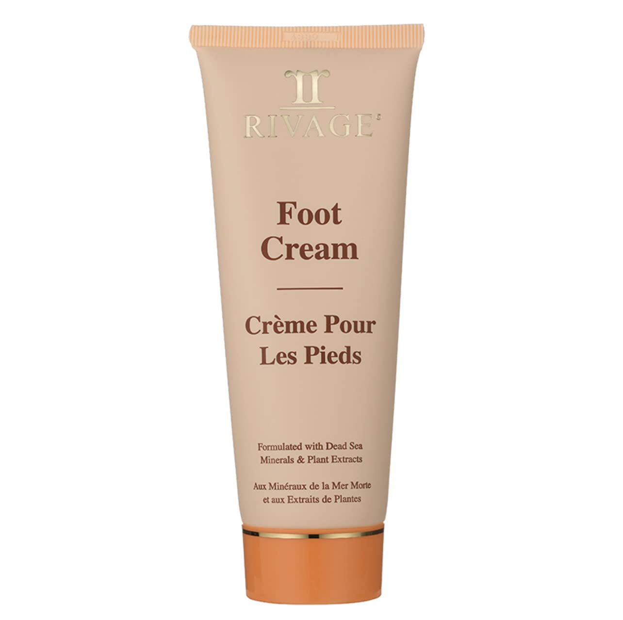 Rivage Natural Dead Sea Minerals Foot Cream 100ml - Enriched with Dead Sea Minerals for Deep Hydration & Cracked Heel Repair | Perfect for Dry, Rough Feet at Home or Spa