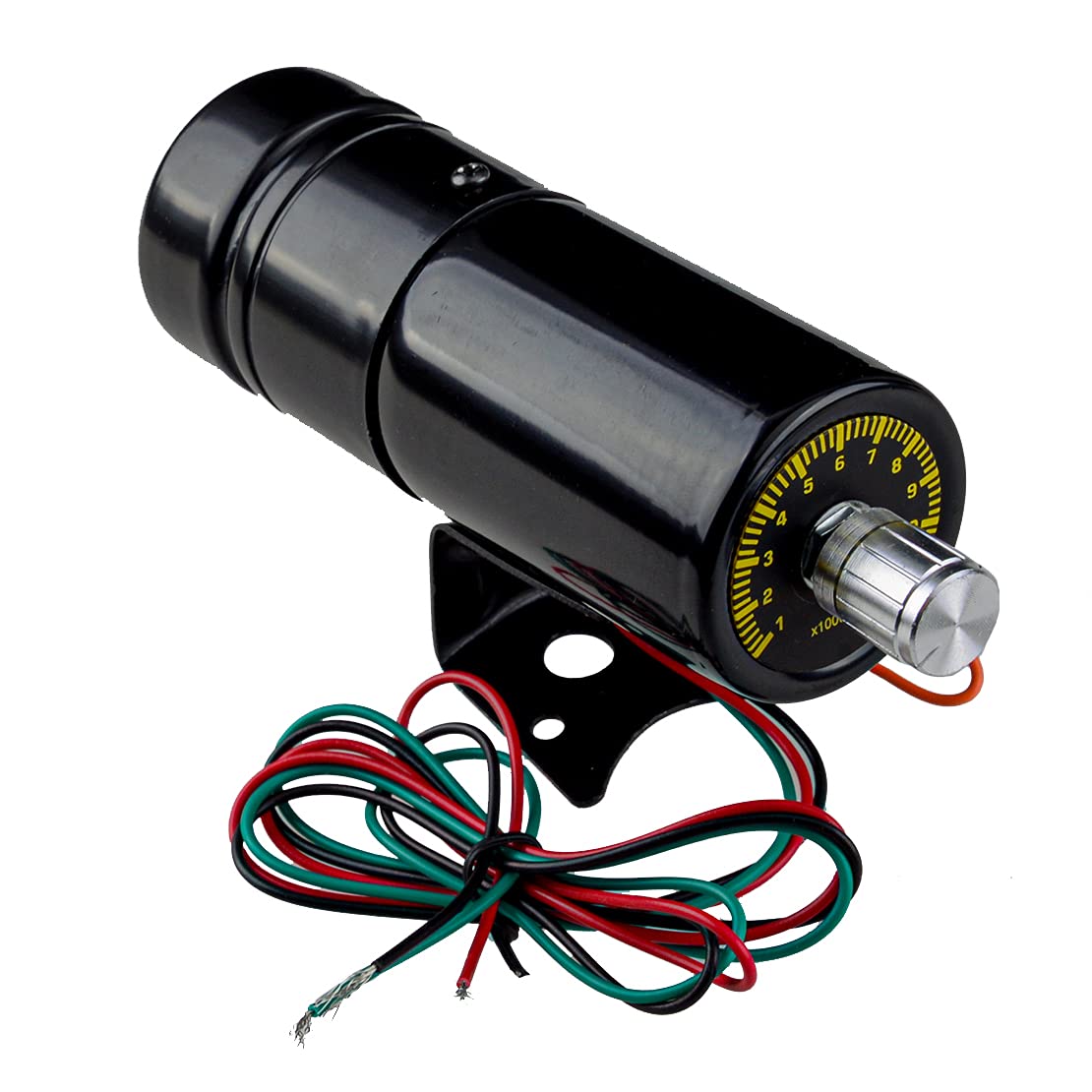 1000-11000 RPM Adjustable Red LED Tachometer Gauge with Shift Light - High Precision RPM Meter for Cars, Motorcycles, Boats & Racing Vehicles - Perfect for Performance Tuning, Drag Racing & Engine Diagnostics