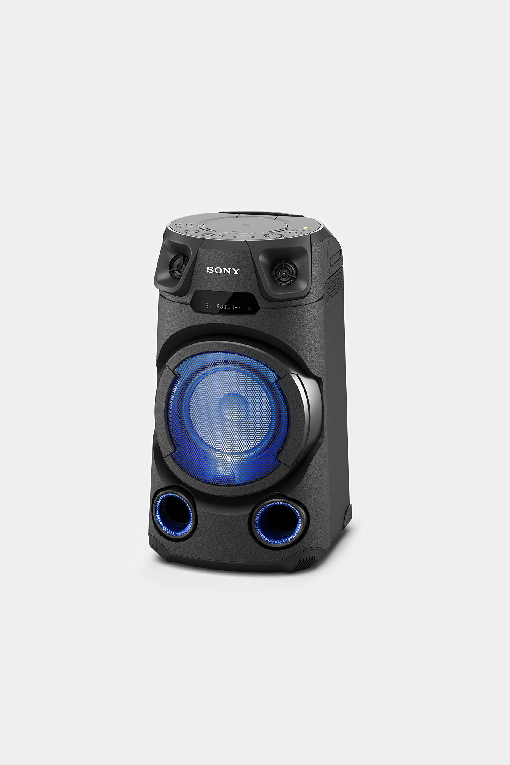 Sony High Power Bluetooth Audio System - Premium Wireless Speaker with Deep Bass, NFC, and 20-Hour Playtime - Perfect for Home Theater, Parties, and Outdoor Gatherings (Black)