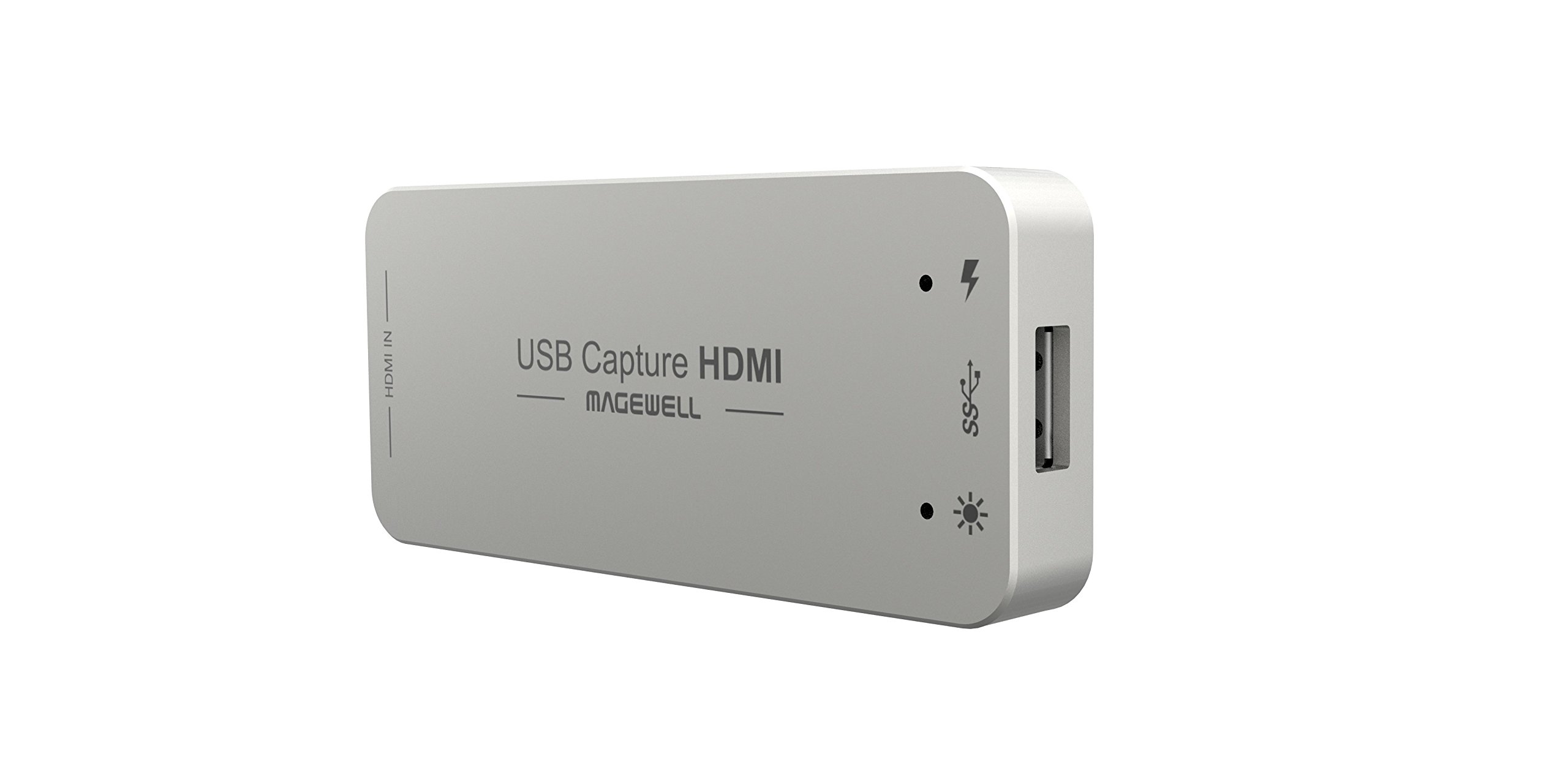 Magewell USB Capture HDMI Gen 2 - 4K HDMI Video Capture Device for Live Streaming, Gaming & Video Conferencing | Compatible with Windows, Mac & Linux | Perfect for Content Creators, YouTubers & Remote Work
