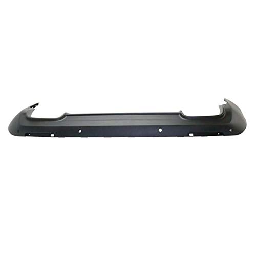 CAPA 15-17 Dodge Challenger Rear Lower Bumper Cover Valance Assembly with Park Aid Sensor Hole | Perfect Fit Replacement for Damaged Bumpers | Enhances Vehicle Appearance & Parking Safety