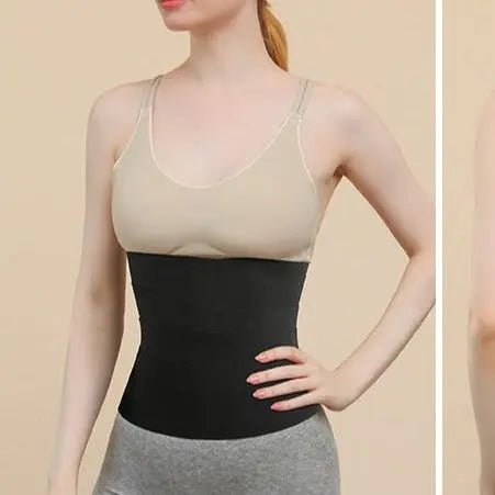 Madelyn Tummy & Waist Slimming Wrap Belt Trainer - Postpartum Belly Band for Women, Waist Trimmer for Weight Loss & Body Shaping - Perfect for Post Pregnancy, Workouts & Everyday Wear