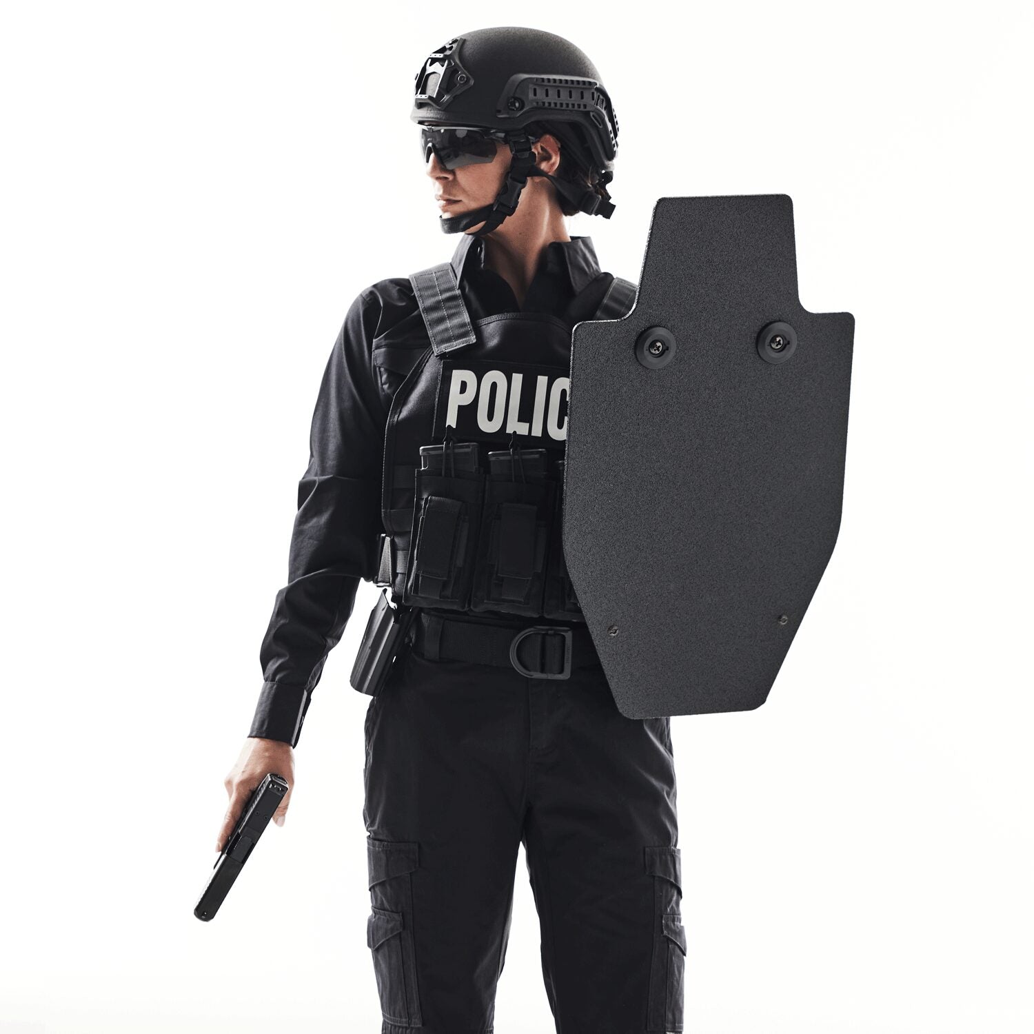 Bellfire TDS III Lightweight Ballistic Shield - NIJ Level III+ Bulletproof Protection - Tactical Defense for Law Enforcement & Security (5-Pack Minimum) | Ideal for SWAT Teams, Military, and Personal Safety