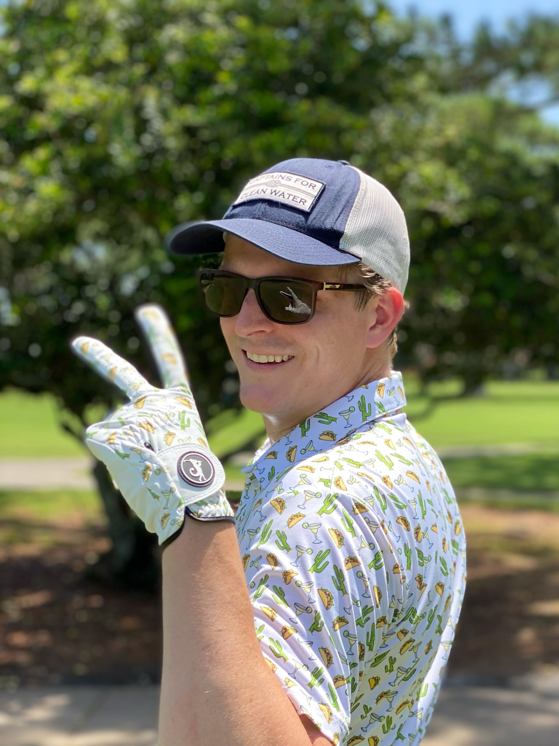 Chameleon Golf Gloves for Men - Right-Handed Breathable Golf Gloves with Grip - Perfect for Golf Practice, Driving Range & Club Tournaments