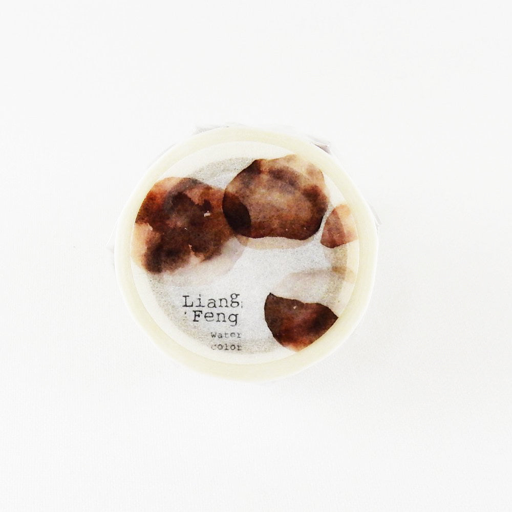 Brown Seeds Washi Tape - Decorative Japanese Paper Tape for Scrapbooking, Journaling, DIY Crafts - Perfect for Bullet Journals, Gift Wrapping & Home Decor
