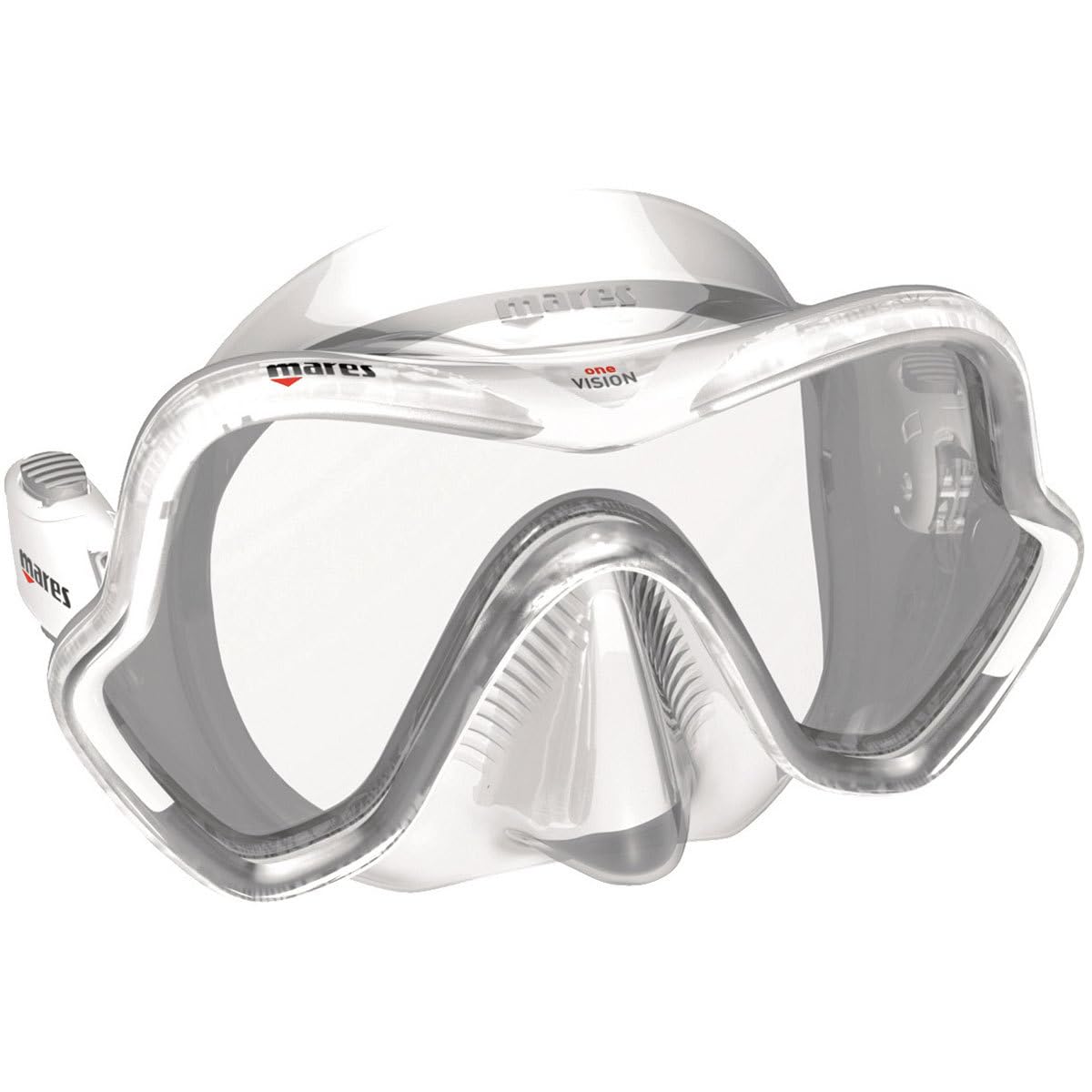 Mares One Vision Scuba Diving Mask - Black for Snorkeling, Spearfishing & Underwater Photography | Comfortable & Anti-Fog Swim Goggles