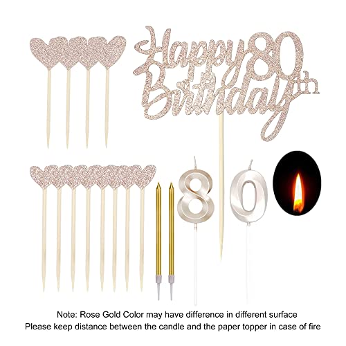 80th Birthday Cake Decorations