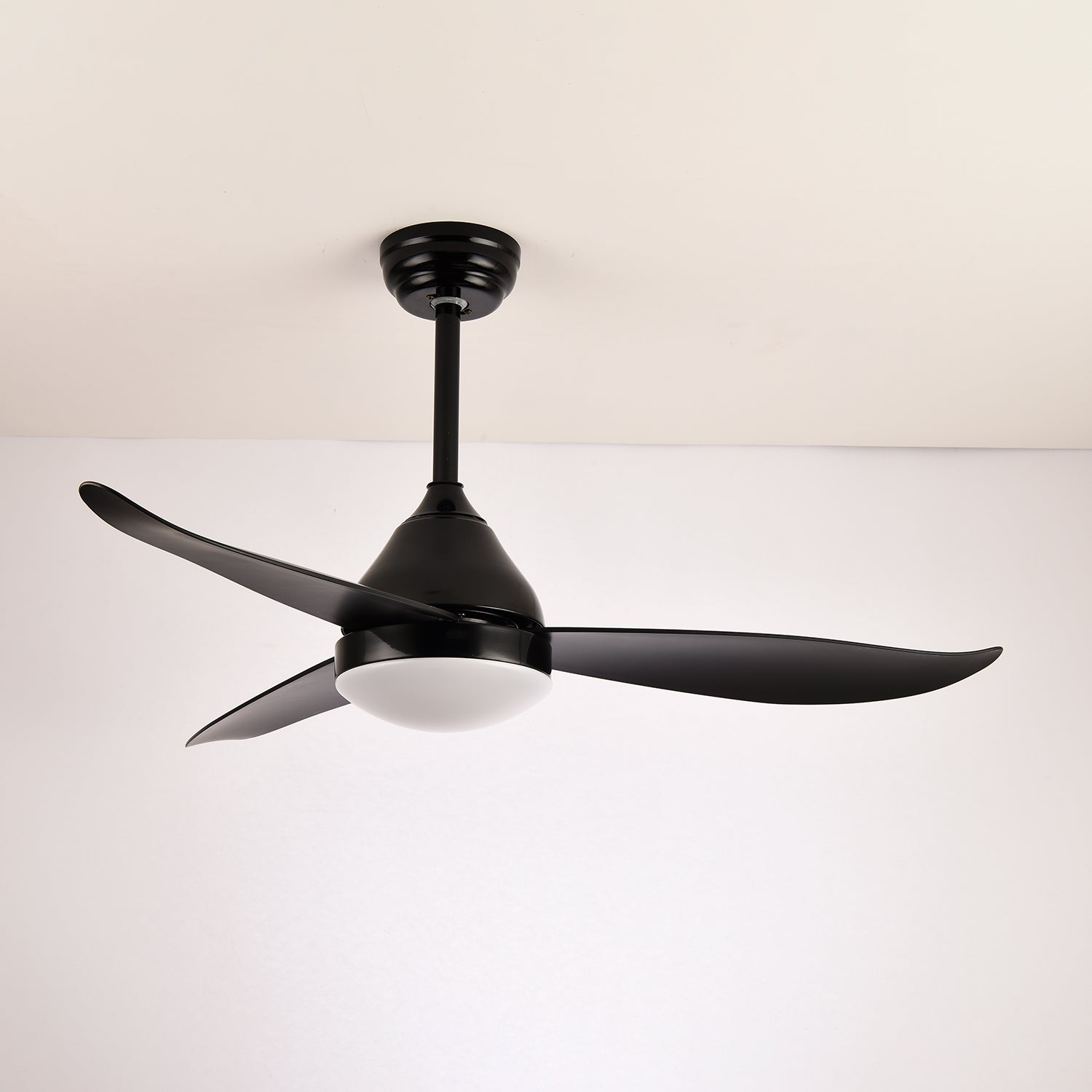 Aeris Whisper Ceiling Fan Light - Ultra Quiet DC Motor, LED Light Kit, Remote Control - Perfect for Bedroom, Living Room, and Office Spaces