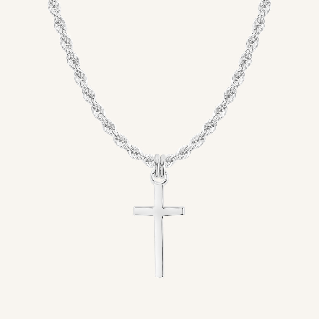 Stunning Cross Necklace for Women & Men - Elegant Religious Jewelry Gift for Baptism, Confirmation, or Everyday Wear