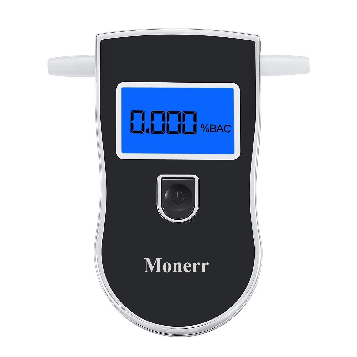 Professional Portable Breathalyzer - Digital Alcohol Tester with LCD Display & 5 Mouthpieces for Personal Use | Accurate BAC Detection for Home, Workplace & Road Safety