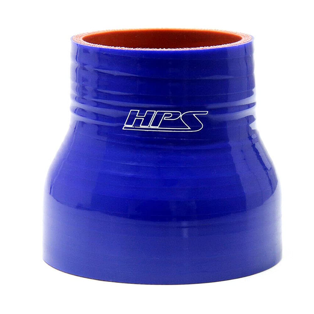 HPS Silicone Reducer Coupler Hose HTSR-162-212-BLUE - High Temperature & Pressure Resistant for Automotive, Industrial & Marine Applications