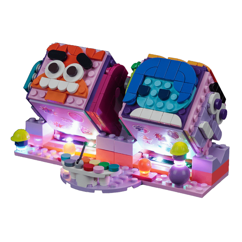 LEGO Disney Inside Out 2 Mood Cubes 43248 Light Kit - LED Lighting Set for Building Blocks - Perfect for Display & Nighttime Play
