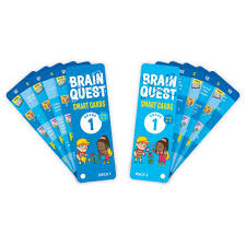 Brain Quest Smart Cards - #1 Educational Q&A Learning Game for Grade 1 (Ages 6-7) - Perfect for Homeschooling & Classroom Learning Activities