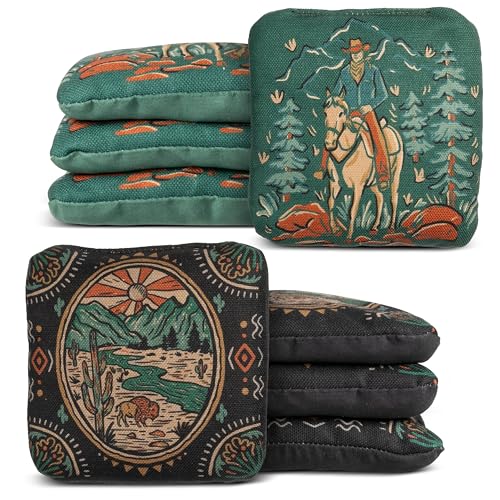 Green / Black Horse & Buffalo