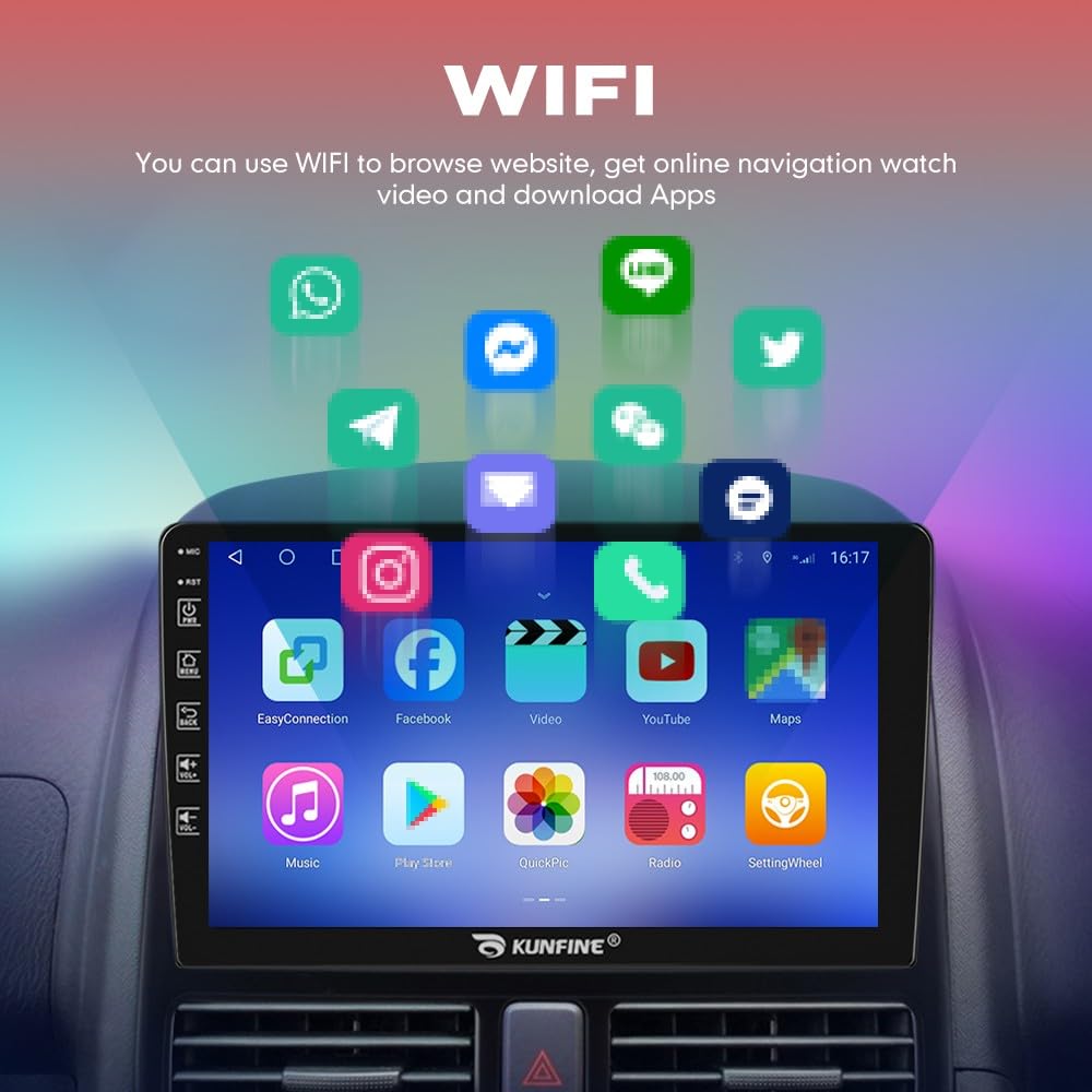 Android 10 Car Stereo with GPS Navigation - 2.5D Touch Screen Multimedia Player for Hyundai Verna/Accent/Solaris (2010-2016) | Silver | Perfect for Road Trips & Daily Commuting