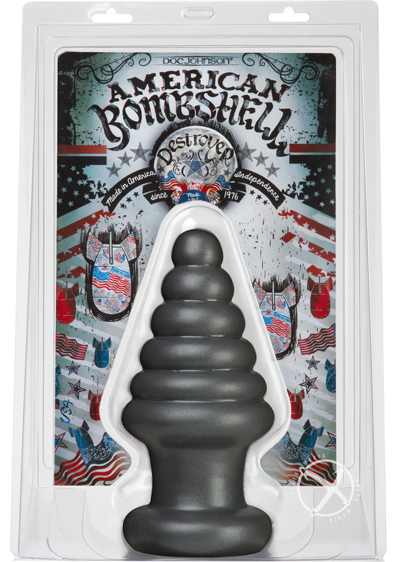 American Bombshell Destroyer Anal Plug - Gun Metal | Premium Adult Toy for Pleasure & Stimulation | Perfect for Couples Play & Solo Exploration