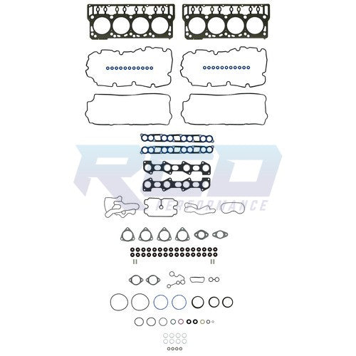 Fel Pro 2008-2010 Ford 6.4L Powerstroke Diesel Cylinder Head Gasket Set - Compatible with F250 F350 Super Duty Trucks - High Performance Engine Repair & Replacement Part