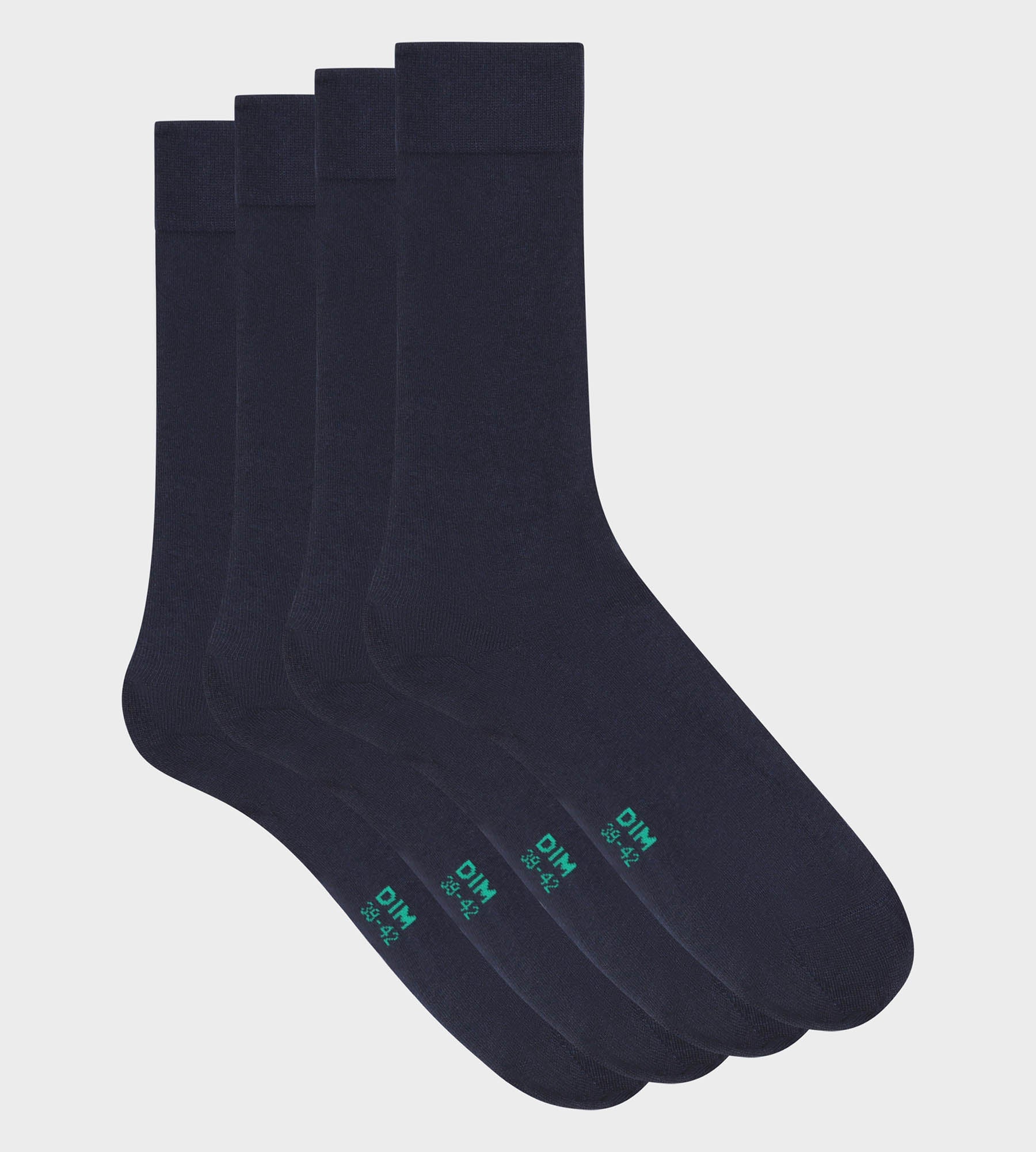 Organic Cotton Men's Socks 2-Pack - Navy Blue | Comfortable & Breathable for Everyday Wear, Sports & Casual Outfits