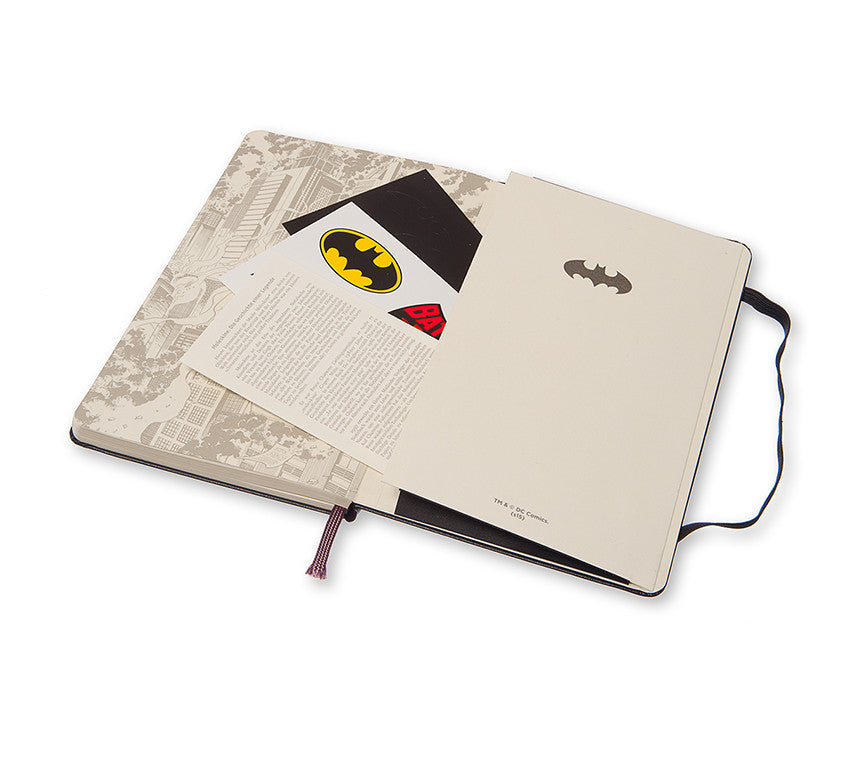 Moleskine Limited Edition Batman Hard Cover Notebook - Premium Journal for Writing, Sketching & Note Taking - Perfect for Fans, Collectors & Creative Professionals