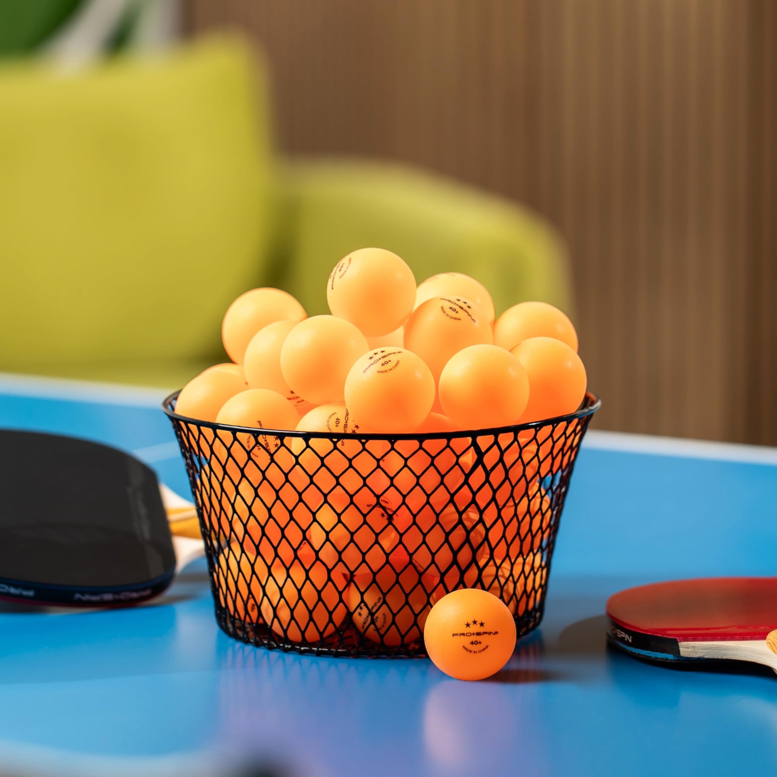 PRO SPIN 3-Star Premium Orange Table Tennis Balls - High-Performance 40+ ABS Professional Ping Pong Balls for Indoor & Outdoor Play | Durable, Tournament Approved | Perfect for Practice, Training & Competitive Matches
