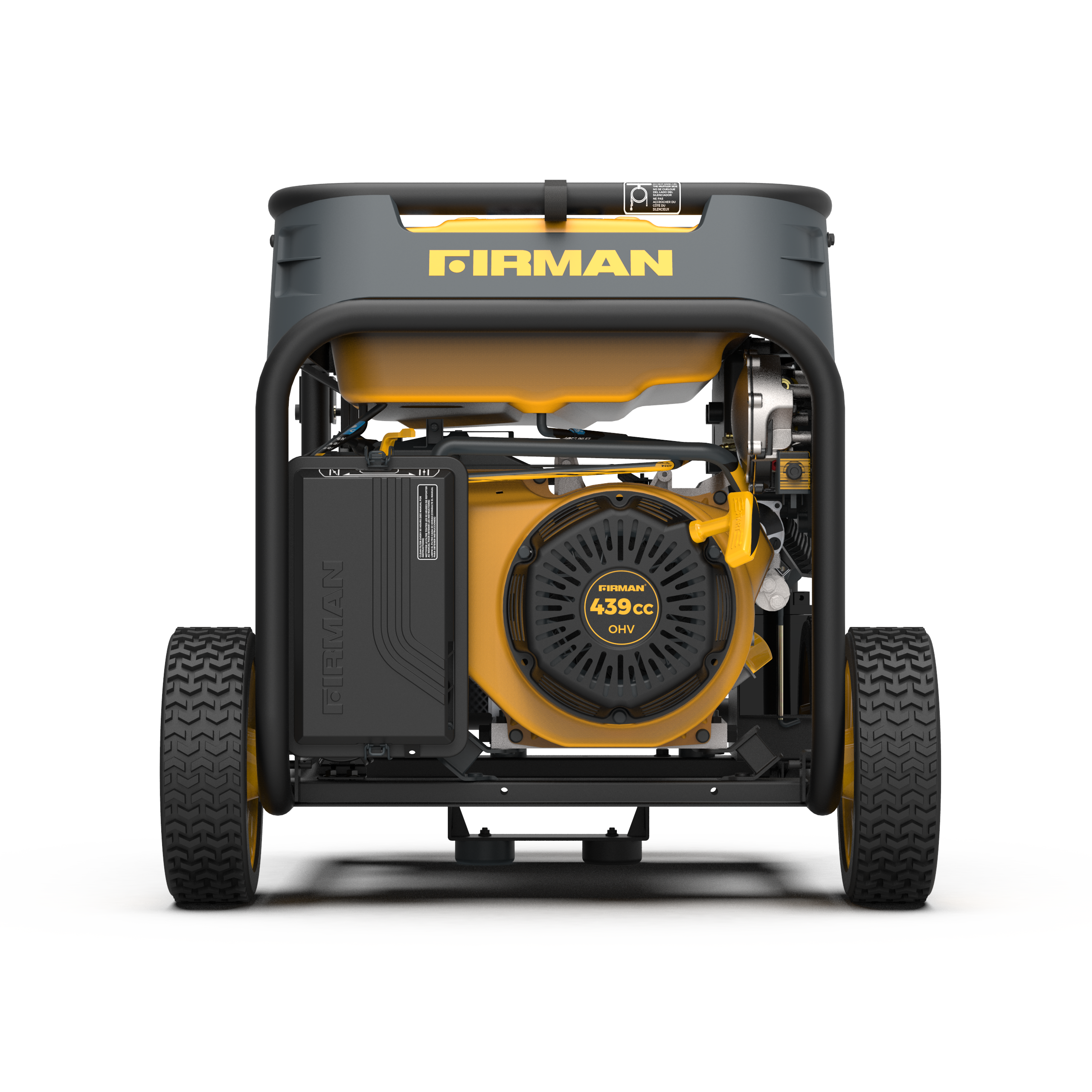 8000W Dual Fuel Portable Generator with Electric Start - 120/240V Output for Camping, Home Backup & Outdoor Power Supply