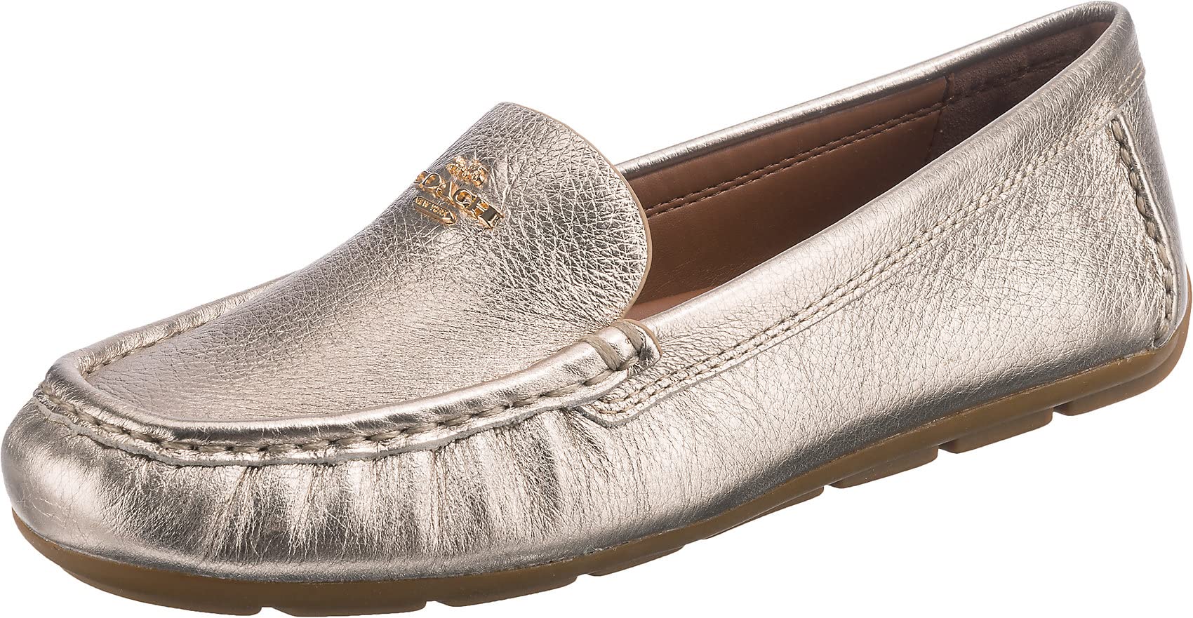 COACH Marley Driver Loafers for Women - Genuine Leather Slip-On Shoes with Comfortable Cushioning - Perfect for Work, Travel & Casual Wear
