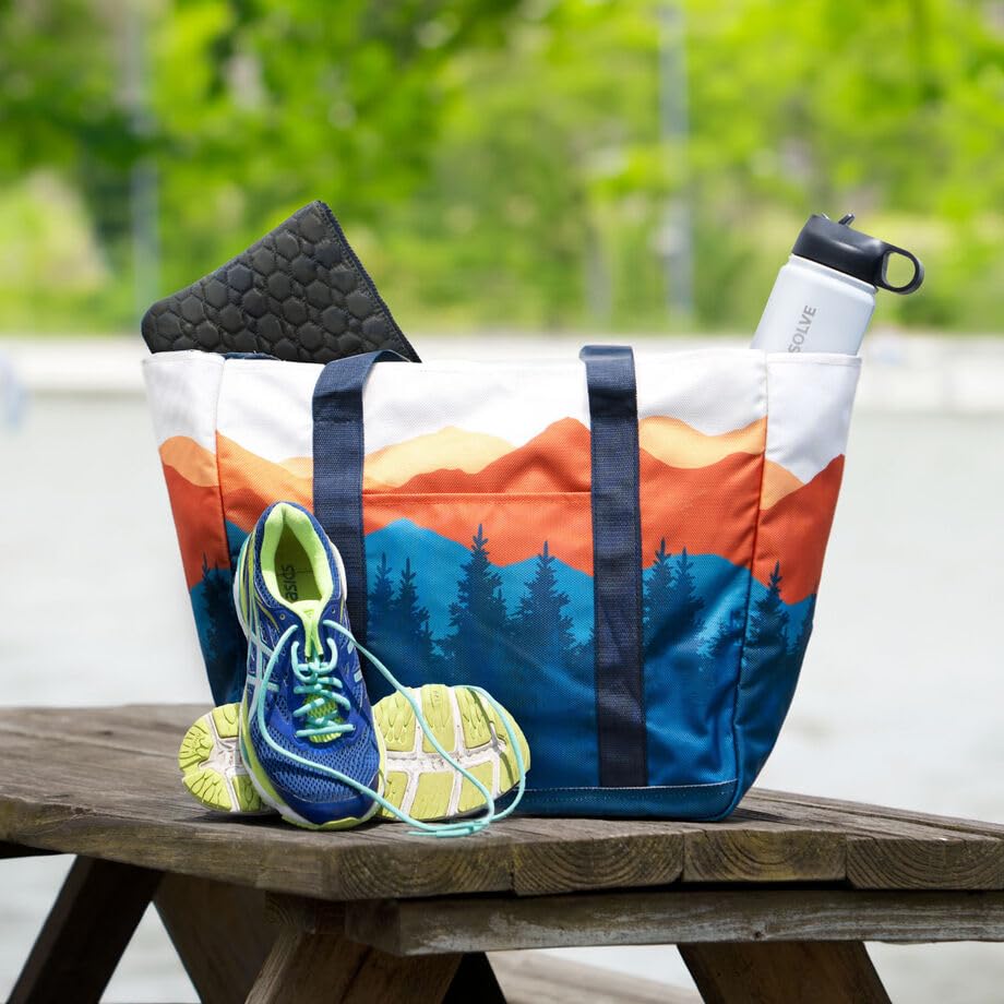 Gone For a Run Runner's Tote Bag - Waterproof Sports & Gym Bag for Men and Women | Durable Running Accessories with Multiple Pockets | Perfect for Jogging, Workouts & Travel