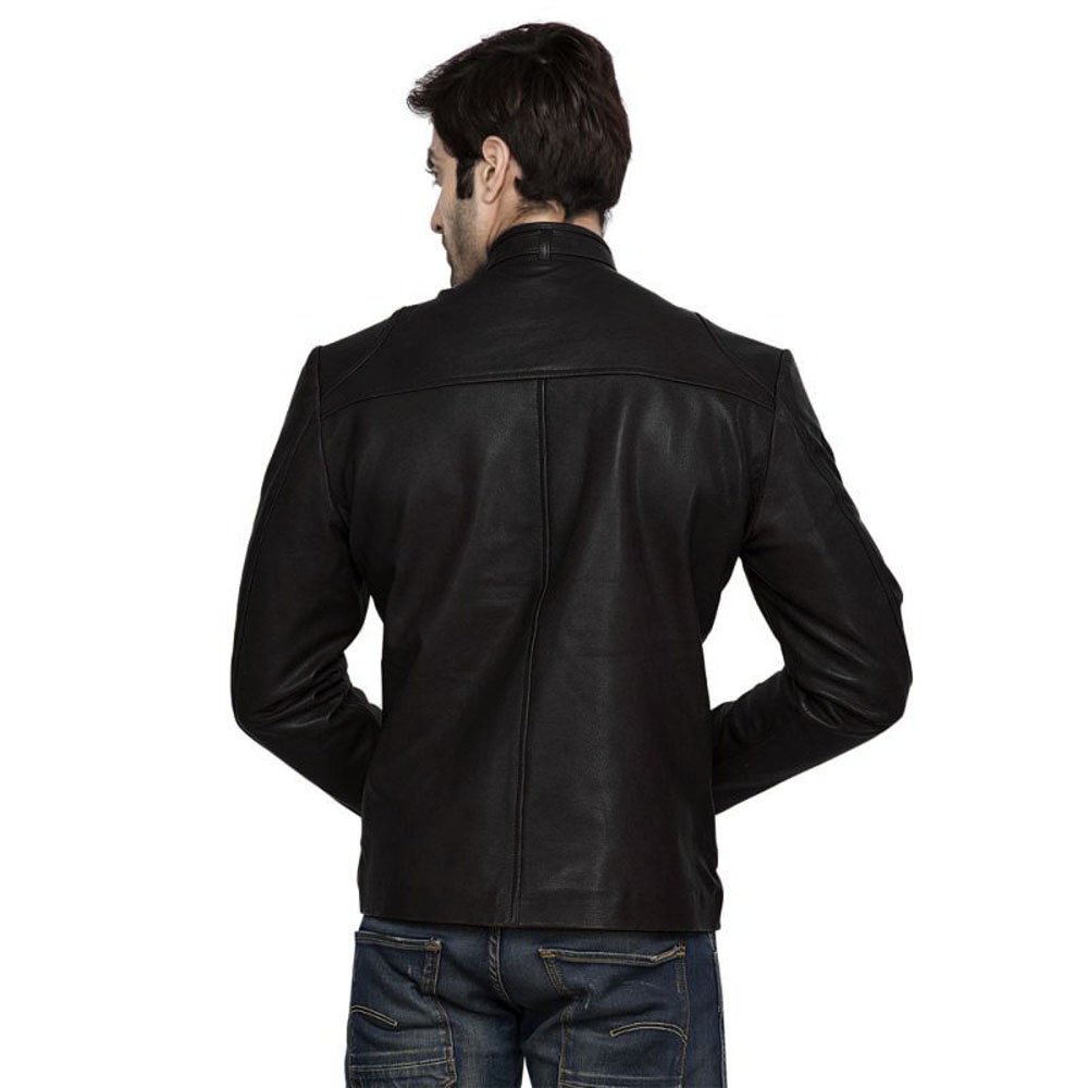 Men's Genuine Lambskin Leather Biker Jacket - Premium Motorcycle Jacket for Riding, Casual Wear & Outdoor Adventures