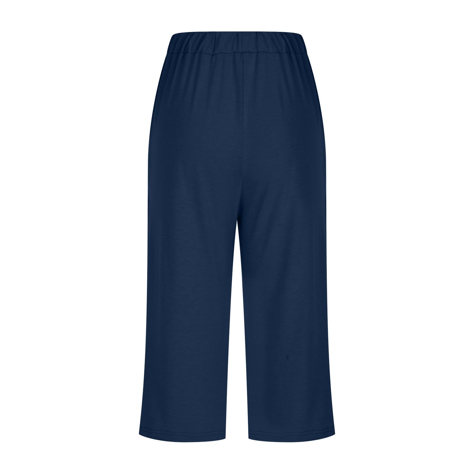 Plus Size Women's Capri Pajama Set - Short Sleeve Top & Capri Pants 2-Piece Lounge Wear | Soft & Comfy PJs for Sleep, Relaxation & Home Wear