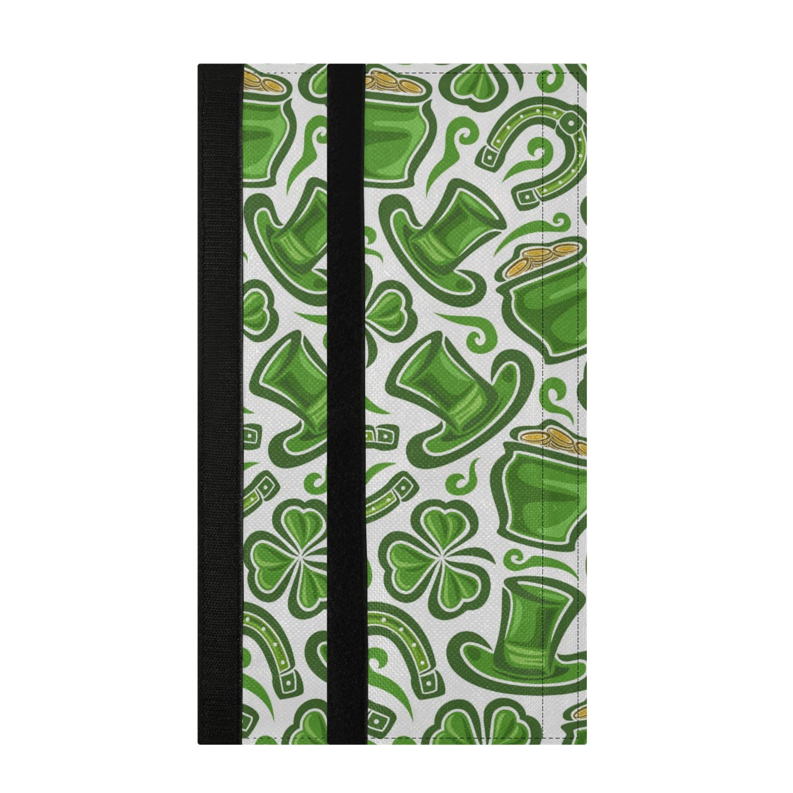 St. Patrick's Day Refrigerator Handle Covers - 2 Pack Shamrock & Horseshoe Design - Kitchen Appliance Protectors for Oven, Microwave, Dishwasher & Stove - Perfect for Holiday Decor & Handle Protection