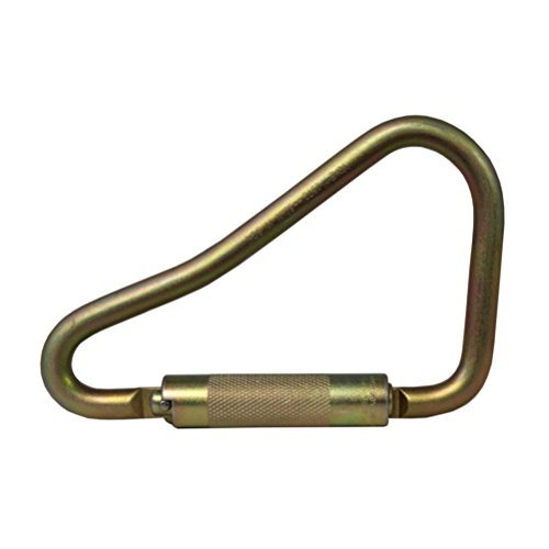 Heavy Duty Large Carabiner with Twist Lock Gate - Secure Climbing, Hiking, Camping & Outdoor Gear Accessories