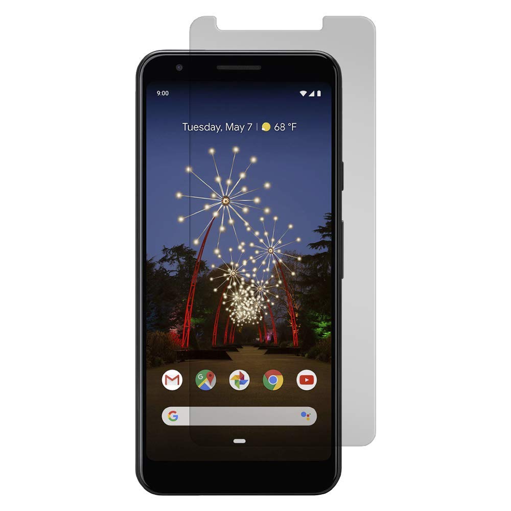 Google Pixel 3A XL Tempered Glass Screen Protector - Black Ice for Ultimate Protection