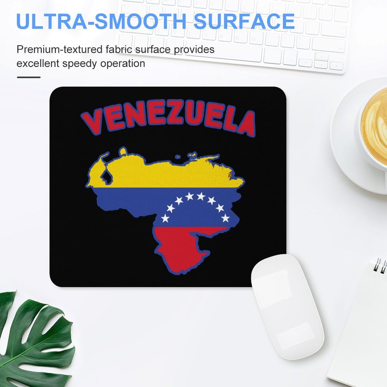 Venezuela Flag Map Mouse Pad - Durable, Non-Slip, Waterproof Gaming Mouse Mat for Home & Office (25x30cm) | Perfect for PC, Laptop, Workstation & Gaming Setup