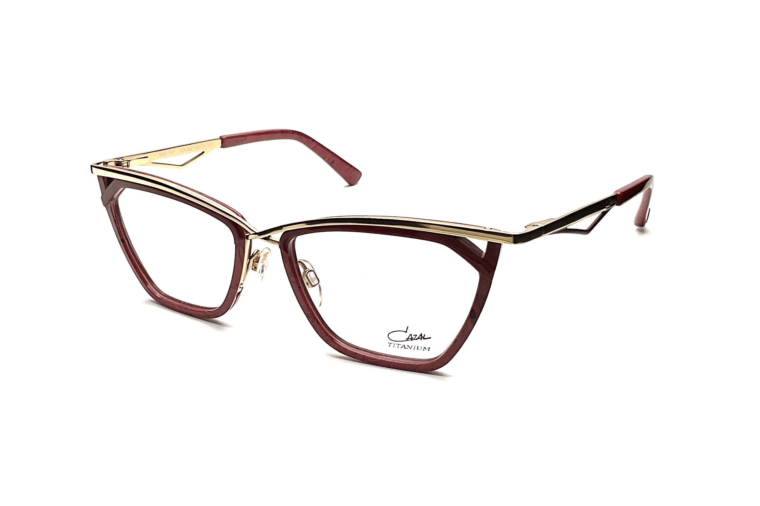 Cazal 2507 Bordeaux Vintage Sunglasses - Retro Aviator Style for Men & Women - UV Protection - Perfect for Outdoor Activities, Travel & Fashion Accessories
