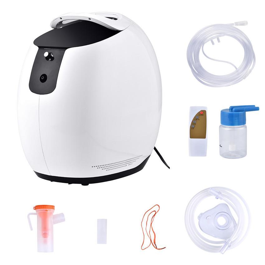 Portable Oxygen Concentrator Machine ZY 1A - 5L/min Home Oxygen Therapy for COPD & Sleep Apnea - Perfect for Travel, Daily Use & Emergency Oxygen Supply
