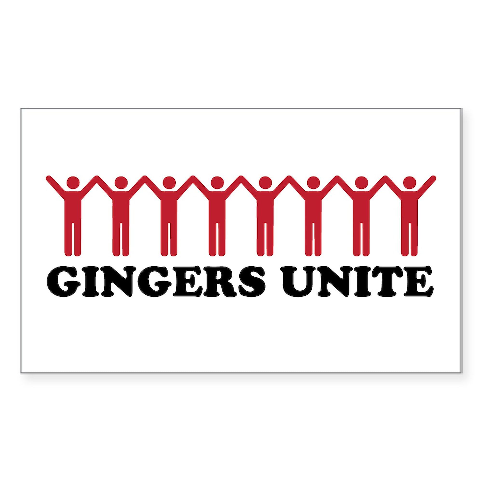 Gingersunite Car Sticker Decal - Durable Bumper Sticker for Cars & Laptops