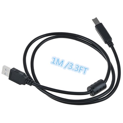 ABLEGRID 3.3ft USB Printer Cable Compatible with HP Photosmart C4599 C4524 C4635 C4640 C4650 C4680 C4683 - Fast Data Transfer for Home & Office Printing
