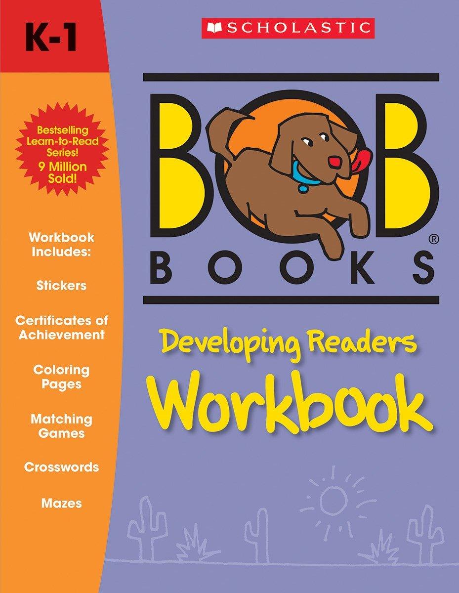 Bob Books Developing Readers Workbook for Kindergarten & 1st Grade - Phonics, Sight Words & Reading Skills Practice for Early Learners - Perfect for Homeschooling & Classroom Learning