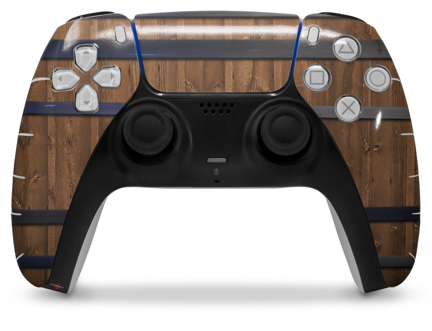 PS5 DualSense Wooden Skin Wrap for Gaming & Protection