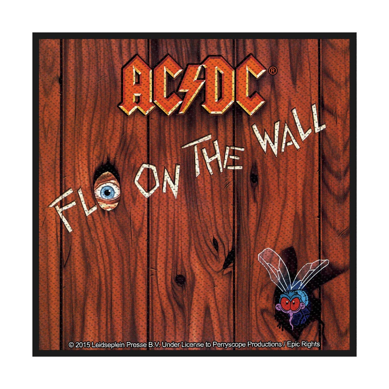 AC/DC Sew On Patch - Fly On The Wall Iron-On Embroidered Band Patches for Jackets, Jeans & Backpacks | Rock Music Merchandise for Fans & Collectors