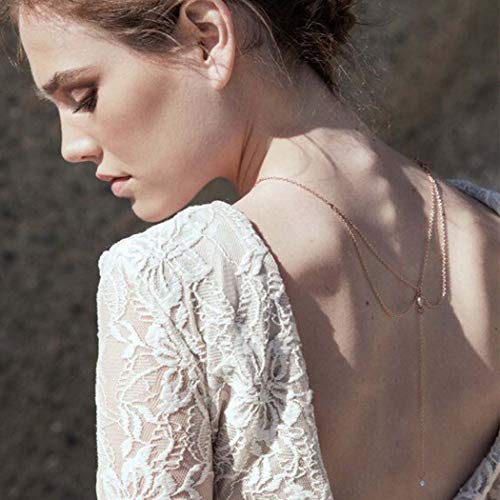 Dreamyn Crystal Silver Rhinestone Y Necklace for Women - Elegant Bridal & Party Jewelry