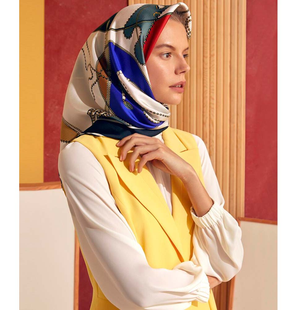 Premium Turkish Silk Hijab Scarf - Lightweight & Breathable for Spring/Summer 2020 | Style #8088 314 | Perfect for Daily Wear, Prayer & Special Occasions