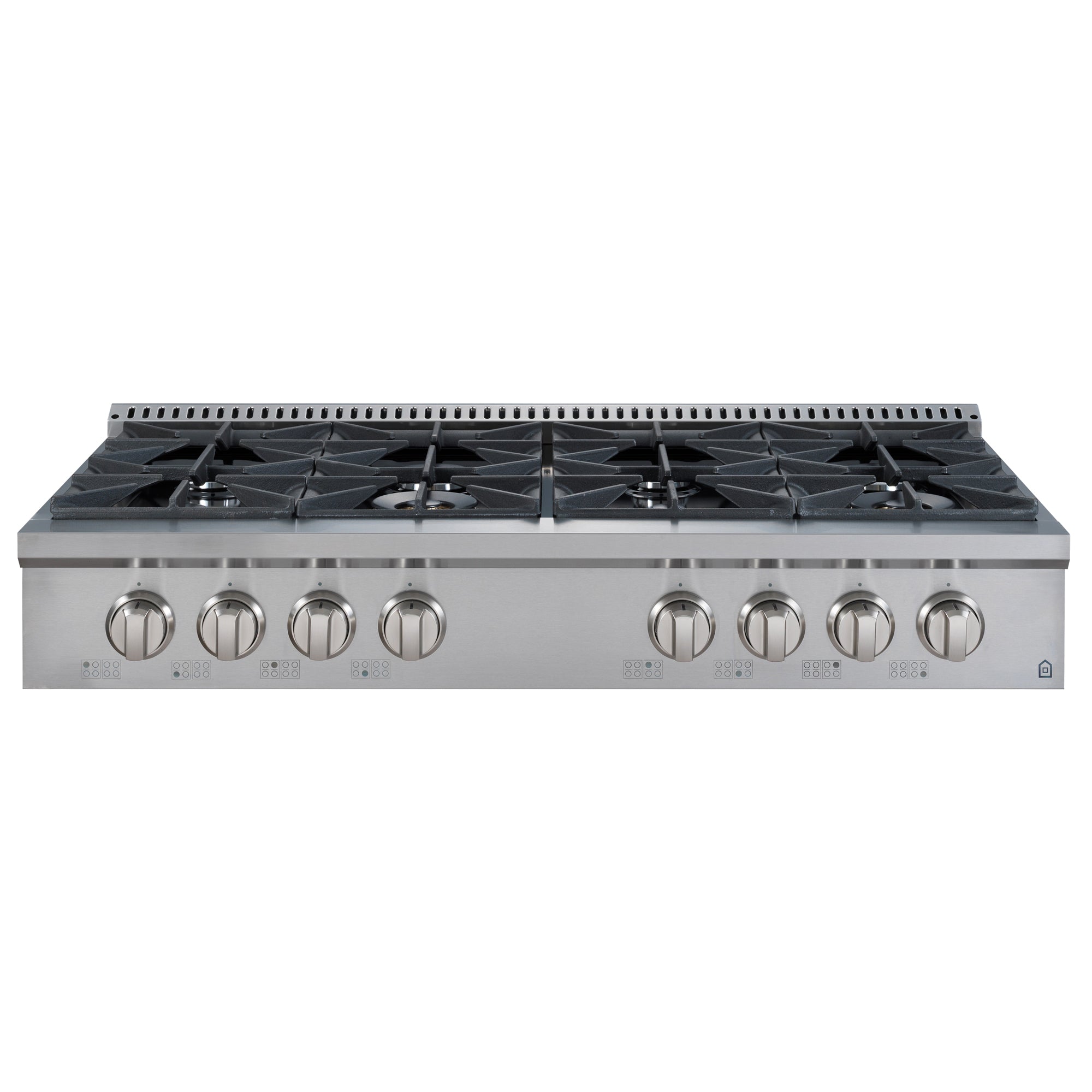 Ancona 48-Inch Commercial Style Stainless Steel Slide-In Gas Cooktop - Professional Grade for Home Kitchens & Restaurant Use