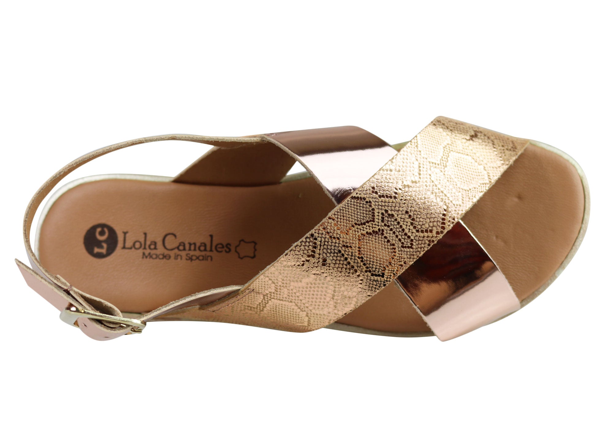 Lola Canales Gara Women's Comfortable Leather Sandals - Handmade in Spain - Perfect for Summer, Beach & Casual Outings