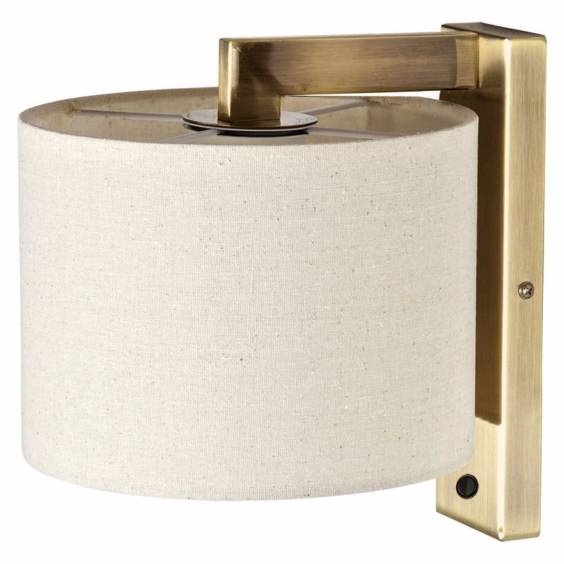 Antique Brass & Oatmeal